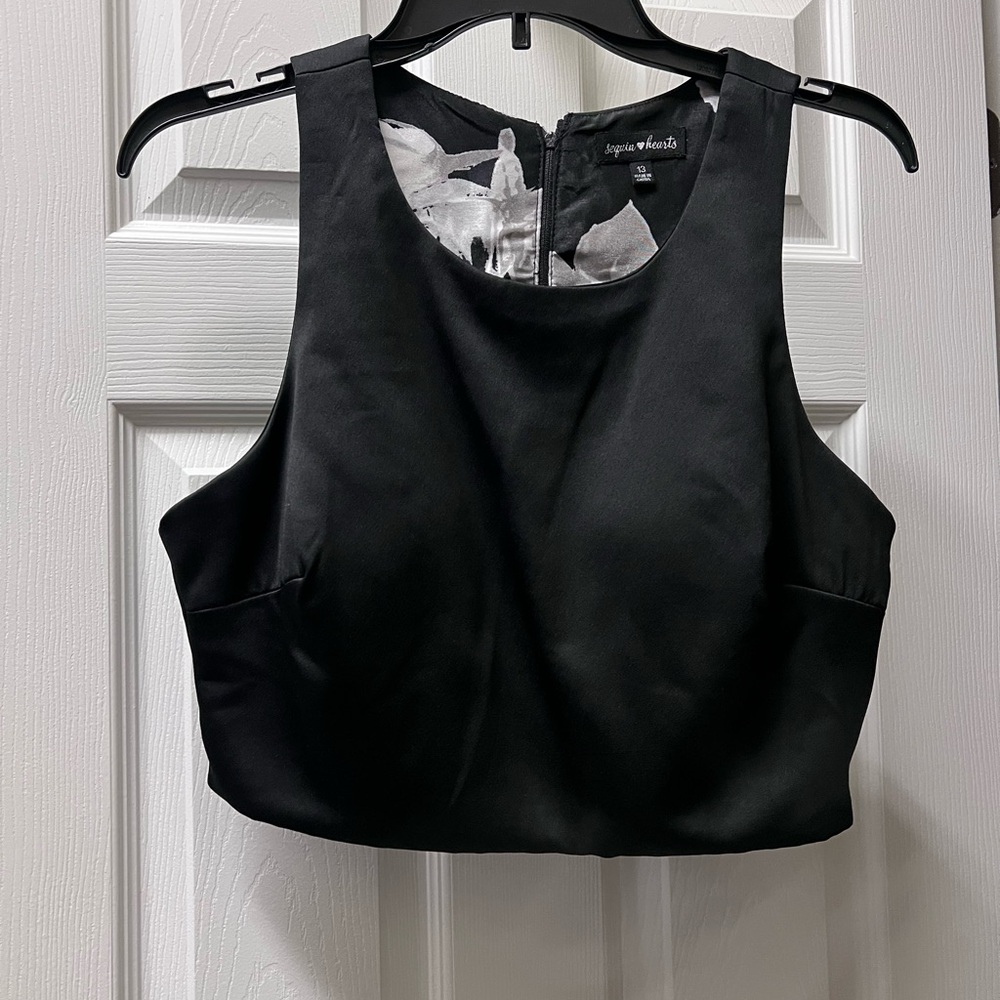 Scared Hearts 2 piece top & skirt